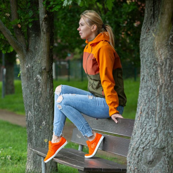 ZAQQ Merino Barfußschuhe Orange