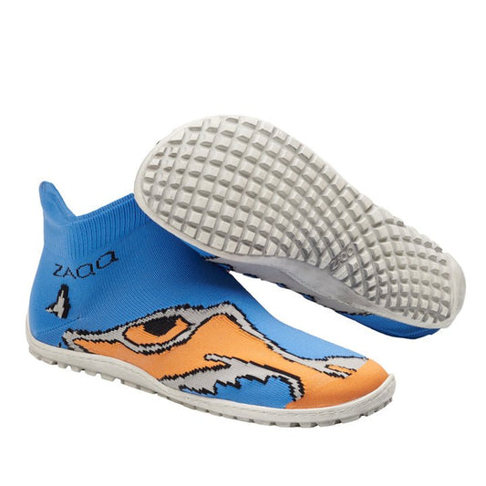 SOQQ Eye Orange Blue - ZAQQ Barfußschuhe