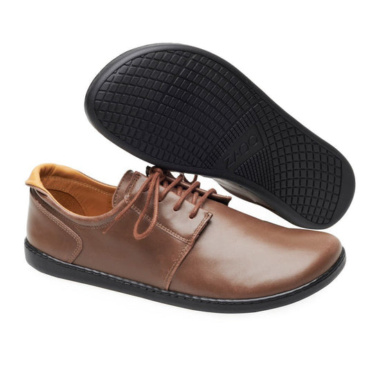 PIQUANT Nappa Dark Brown - ZAQQ Barfußschuhe