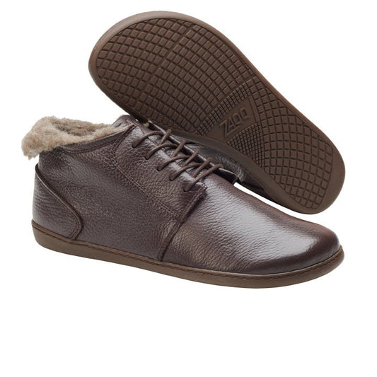 PREQUEL Winter Nappa Brown - ZAQQ Barfußschuhe