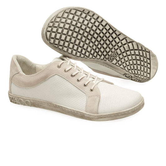 QORE Low White - ZAQQ Barfußschuhe