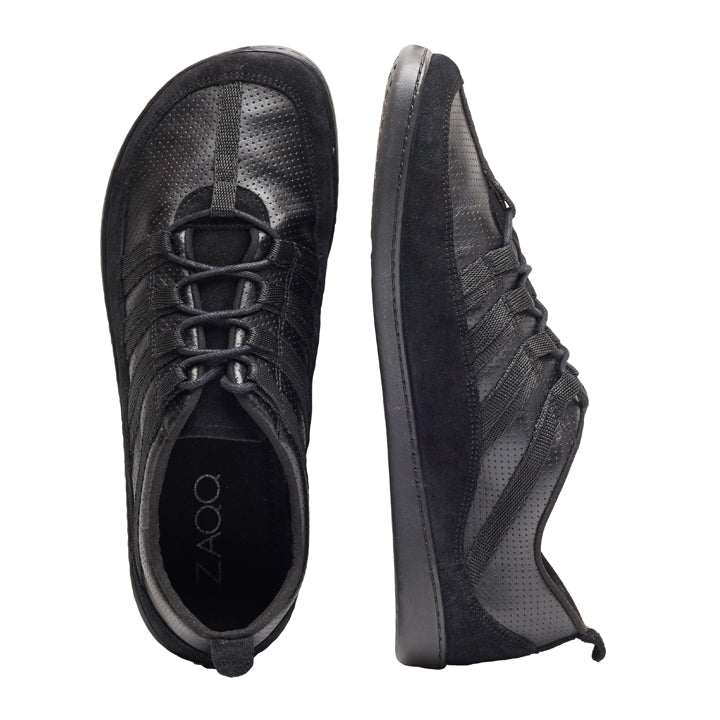 SPARQ Low Black - ZAQQ Barfußschuhe